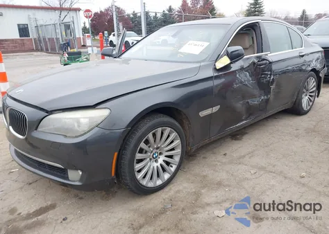 2012 BMW 750I xDrive из США, поврежденный, VIN WBAKC6C55CC395805
